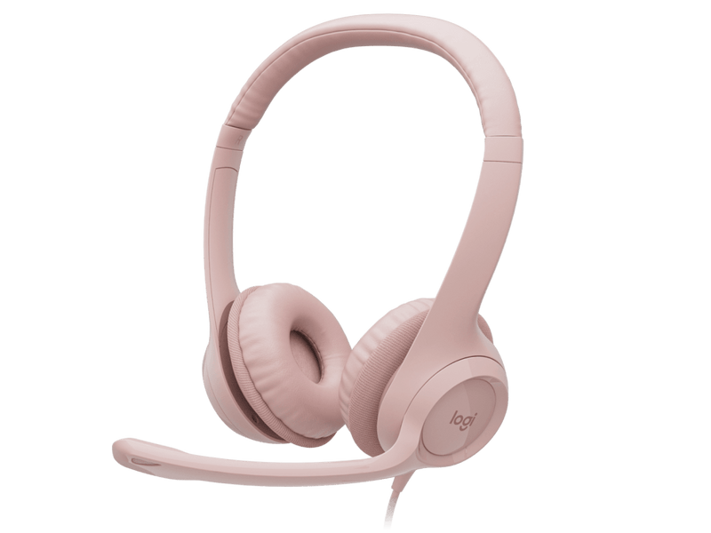 LOGITECH USB HEADSET H390 - ROSE - SWIFT PERIPHERALS981-001282