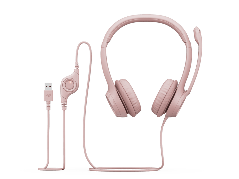 LOGITECH USB HEADSET H390 - ROSE - SWIFT PERIPHERALS981-001282