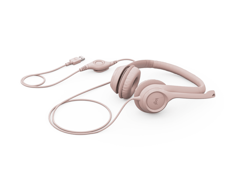LOGITECH USB HEADSET H390 - ROSE - SWIFT PERIPHERALS981-001282