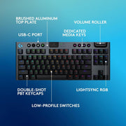 LOGITECH WIRELESS G915 X TKL LOW PROFILE KEYBOARD - SWIFT PERIPHERALS1091971