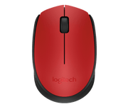 LOGITECH WIRELESS MOUSE M171 RED MOUSE - SWIFT PERIPHERALS1091232