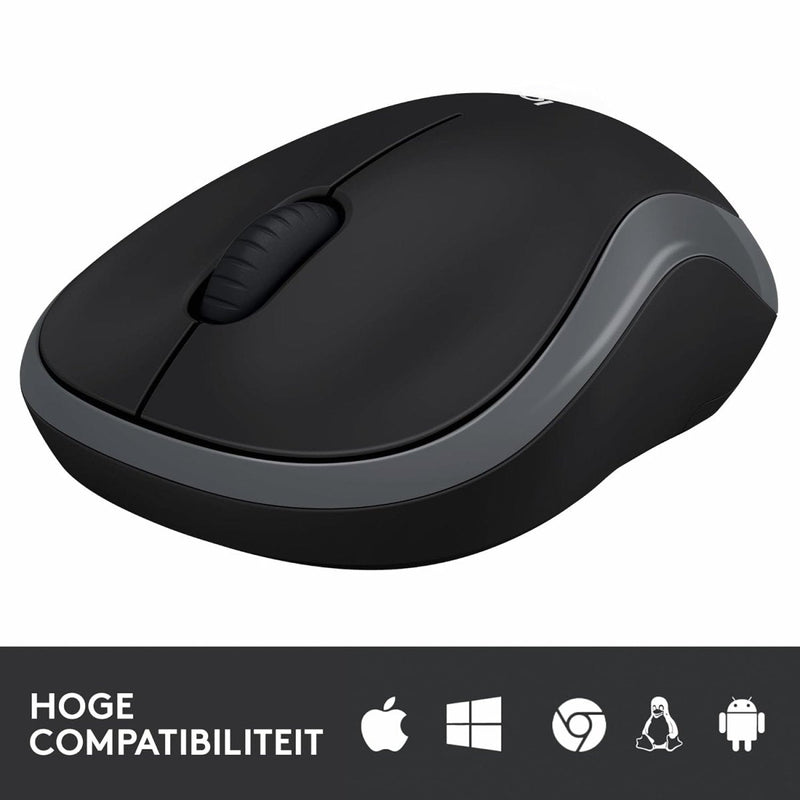 LOGITECH WIRELESS MOUSE M185 - GRAY - SWIFT PERIPHERALS1092255