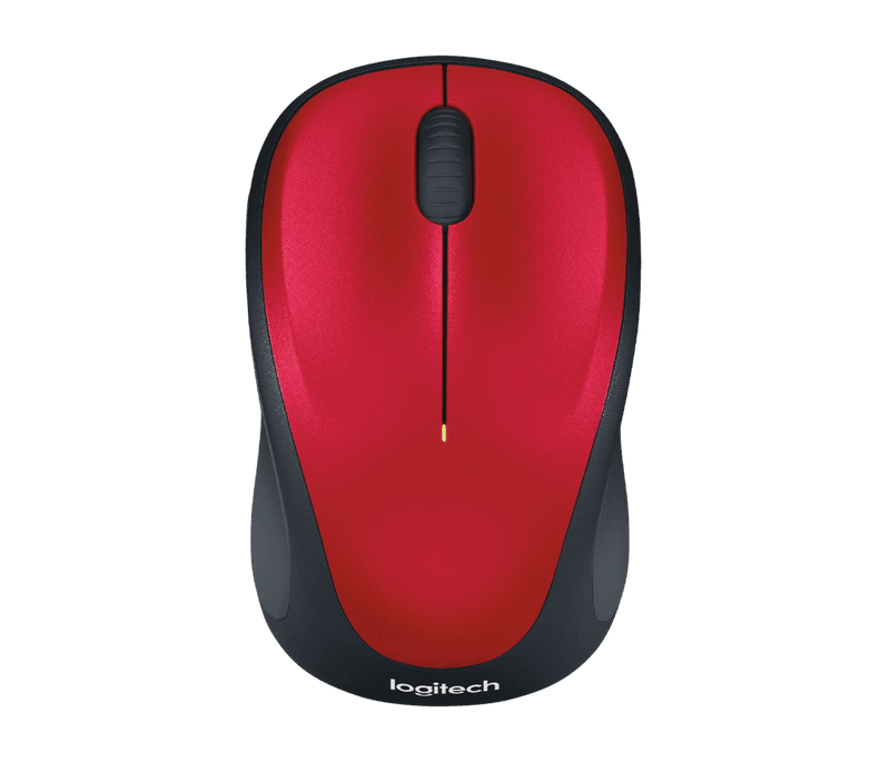 LOGITECH WIRELESS MOUSE M235 - RED - SWIFT PERIPHERALS910-003412