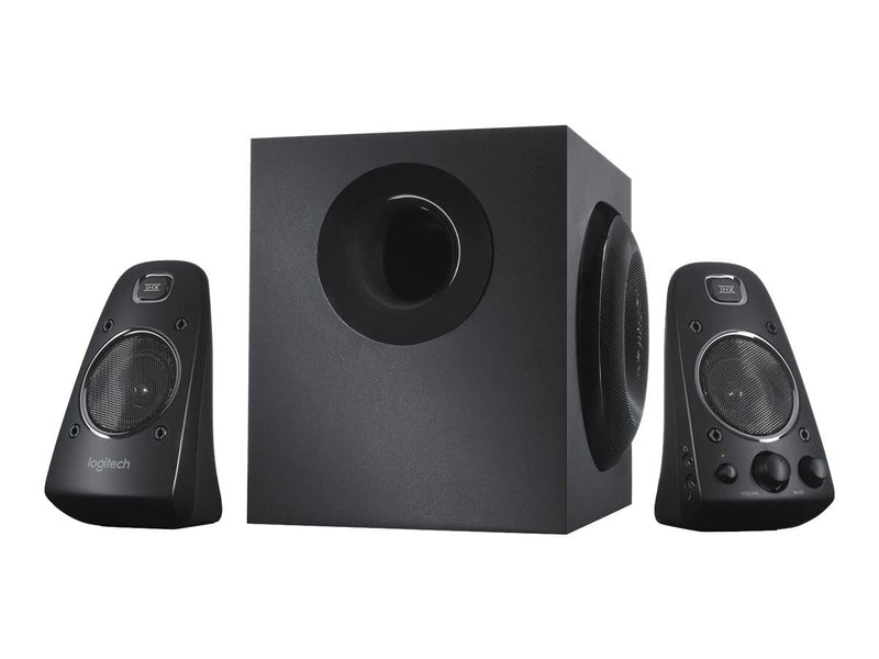 LOGITECH Z623 THX 400 WATT 2.1 CHANNEL WIRED SPEAKER (BLACK) - SWIFT PERIPHERALS1094442