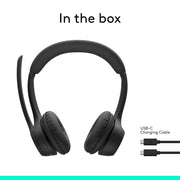 LOGITECH ZONE VIBE 300 WIRELESS HEADSET GRAPHITE - SWIFT PERIPHERALS1090692