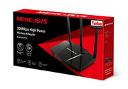 MERCUSYS MW330HP 300 MBPS WIFI WI - FI HIGH POWER WIRELESS N ROUTER | HIGH GAIN 7DBI ANTENNAS | PA CHIP | TURTO BUTTON | EASY INSTALLATION - SWIFT PERIPHERALS105298
