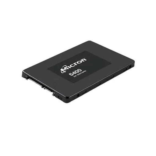 Micron 5400 Pro 2.5 inch SATA III enterprise SSD on white background