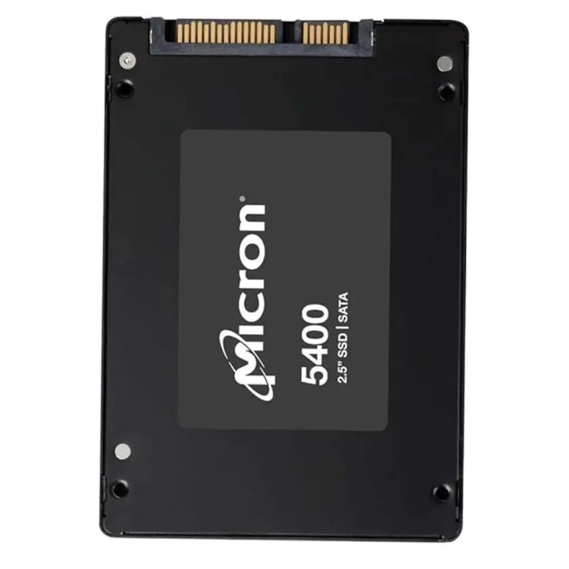 Micron 5400 2.5-inch SATA III enterprise SSD, black rectangular solid state drive