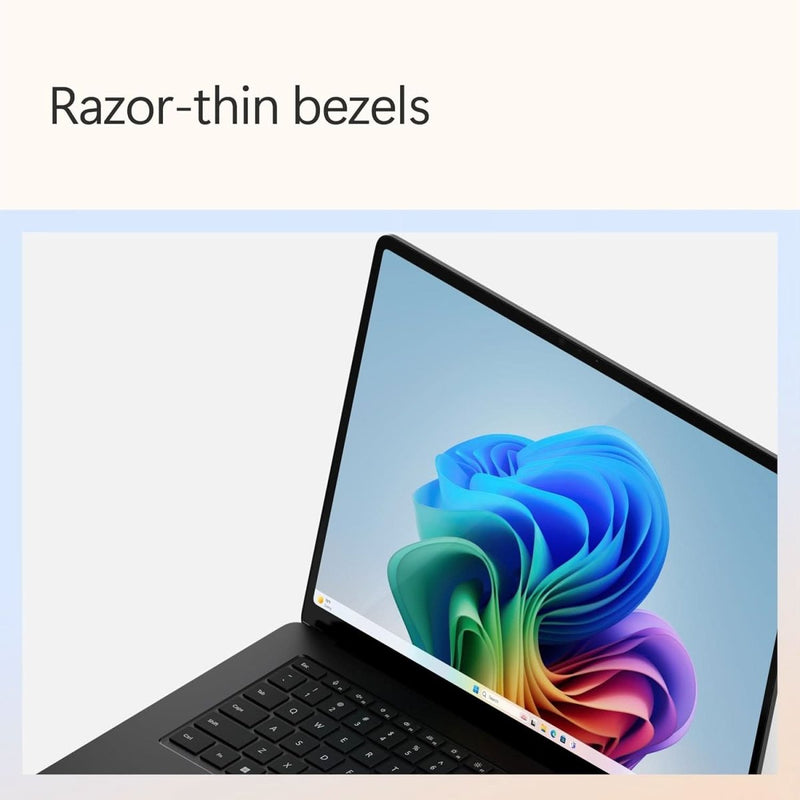 MICROSOFT NEW SURFACE LAPTOP (7TH EDITION) - WINDOWS 11 HOME COPILOT + PC - 15 LCD PIXELSENSE TOUCHSCREEN - QUALCOMM SNAPDRAGON X ELITE (12 CORE) - 16GB RAM - 1TB SSD - GRAPHITE - ZYT - 00048 - SWIFT PERIPHERALSMicrosoft-0010