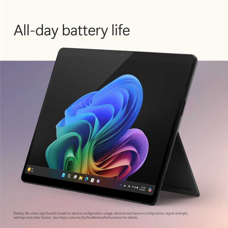 MICROSOFT NEW SURFACE PRO (11TH EDITION) - WINDOWS 11 HOME COPILOT + PC - 13 OLED PIXELSENSE TOUCHSCREEN - QUALCOMM SNAPDRAGON X ELITE (12 CORE) - 16GB RAM - 1TB SSD - BLACK - ZIB - 00031 - SWIFT PERIPHERALSMicrosoft-0016