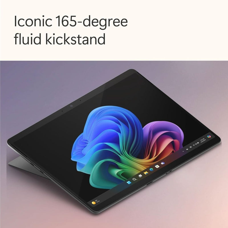 MICROSOFT NEW SURFACE PRO (11TH EDITION) - WINDOWS 11 HOME COPILOT + PC - 13 OLED PIXELSENSE TOUCHSCREEN - QUALCOMM SNAPDRAGON X ELITE (12 CORE) - 16GB RAM - 512GB SSD - BLACK - ZIA - 00031 - SWIFT PERIPHERALSMicrosoft-0014