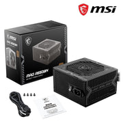 MSI 550W MAG A550BN 80 PLUS BRONZE NON MODULAR SMPS - SWIFT PERIPHERALS1082533