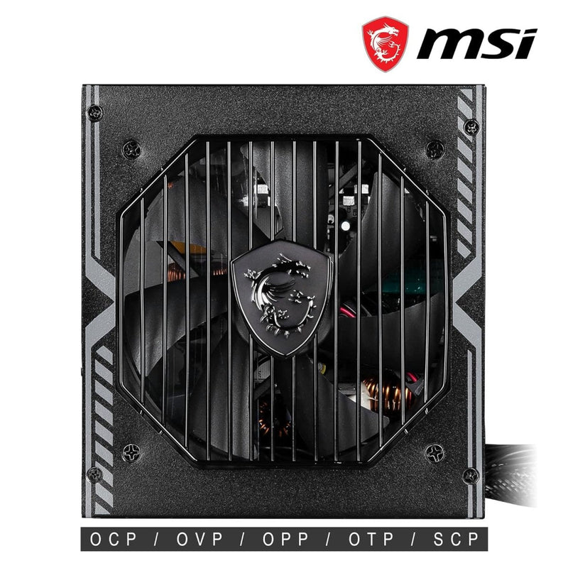 MSI 550W MAG A550BN 80 PLUS BRONZE NON MODULAR SMPS - SWIFT PERIPHERALS1082533