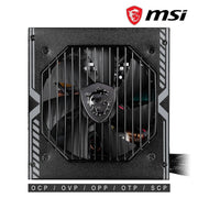 MSI 650W MAG A650BN 80 PLUS BRONZE NON MODULAR SMPS - SWIFT PERIPHERALS1082562
