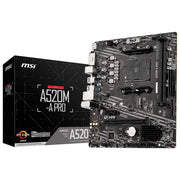 MSI A520M - A PRO AMD AM4 mATX Motherboard with Core Boost and Audio Boost - SWIFT PERIPHERALSA520M-A PRO