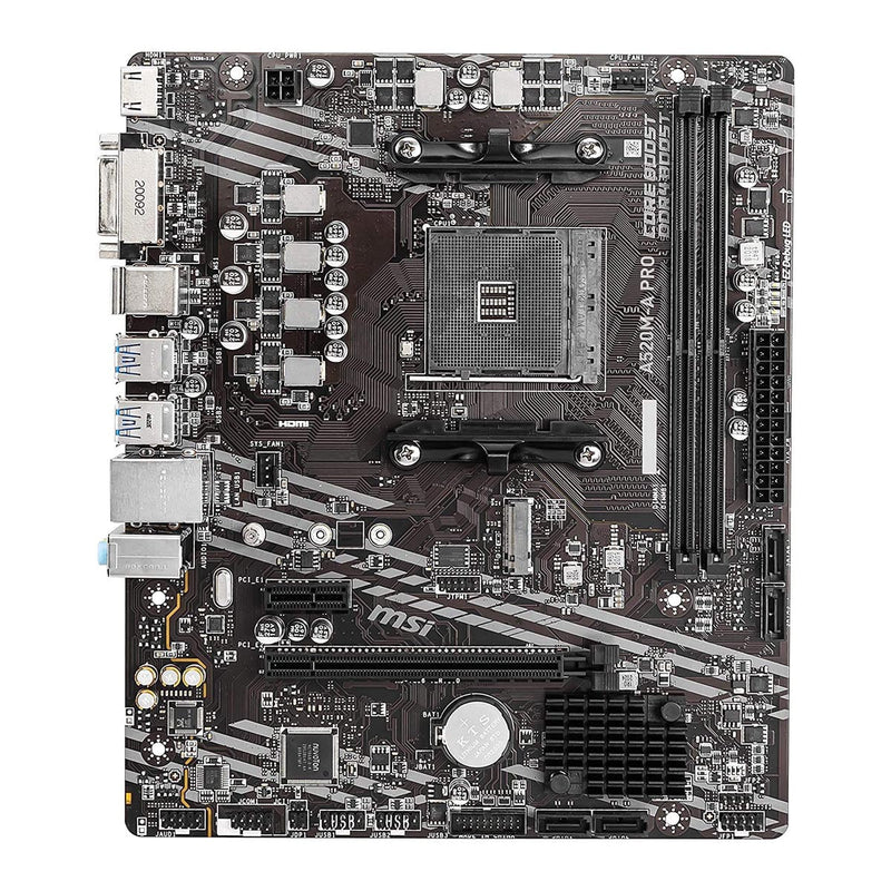 MSI A520M - A PRO AMD AM4 mATX Motherboard with Core Boost and Audio Boost - SWIFT PERIPHERALSA520M-A PRO
