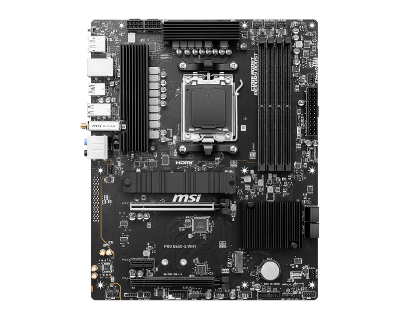 MSI AMD B650 - S PRO WIFI DDR5 AMD AM5 MOTHERBOARD - SWIFT PERIPHERALS1087404