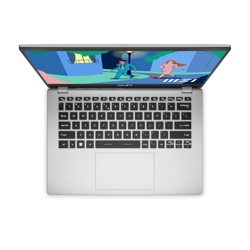 MSI AMD RYZEN 5 HEXA CORE 7530U - (8 GB/512 GB SSD/WINDOWS 11 HOME) MODERN 14 C7M - 284IN BUSINESS LAPTOP (14 INCH, URBAN SILVER, 1.4 KG, WITH MS OFFICE) - SWIFT PERIPHERALSMSIAPTOP004