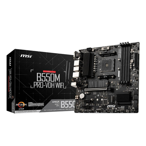 MSI B550M PRO - VDH WiFi DDR4 Micro - ATX Motherboard - SWIFT PERIPHERALSMSI-B550M-PRO-VDH-WiFi