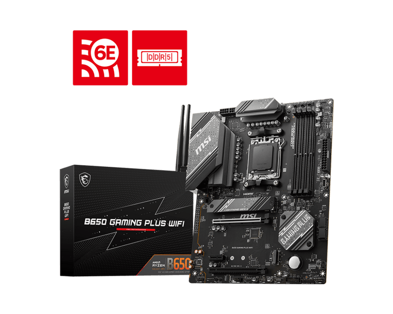 MSI B650 GAMING PLUS WIFI AMD AM5 MOTHERBOARD - SWIFT PERIPHERALS1086211