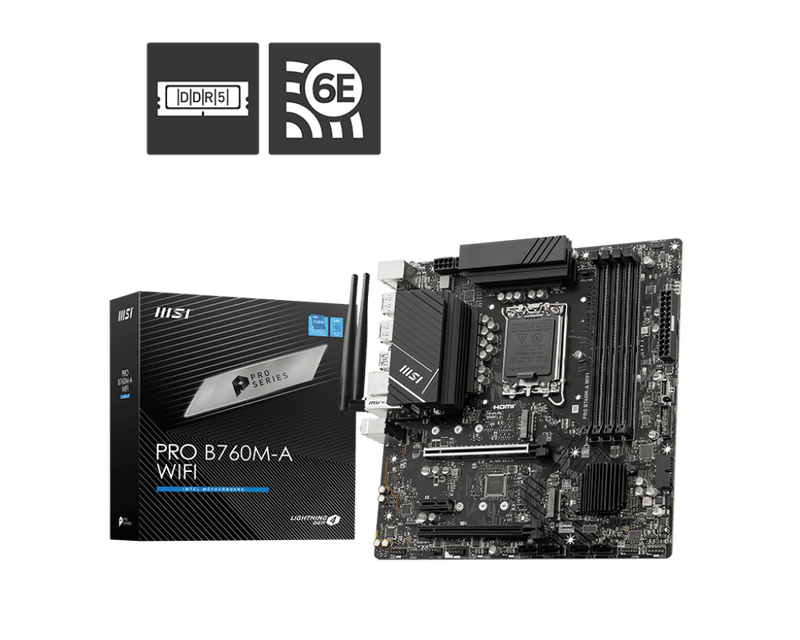 MSI B760M - A PRO WIFI DDR5 INTEL LGA1700 MOTHERBOARD - SWIFT PERIPHERALS1084570
