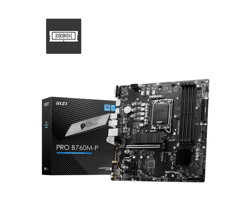 MSI B760M - P PRO DDR5 INTEL LGA1700 MOTHERBOARD - SWIFT PERIPHERALS1085579