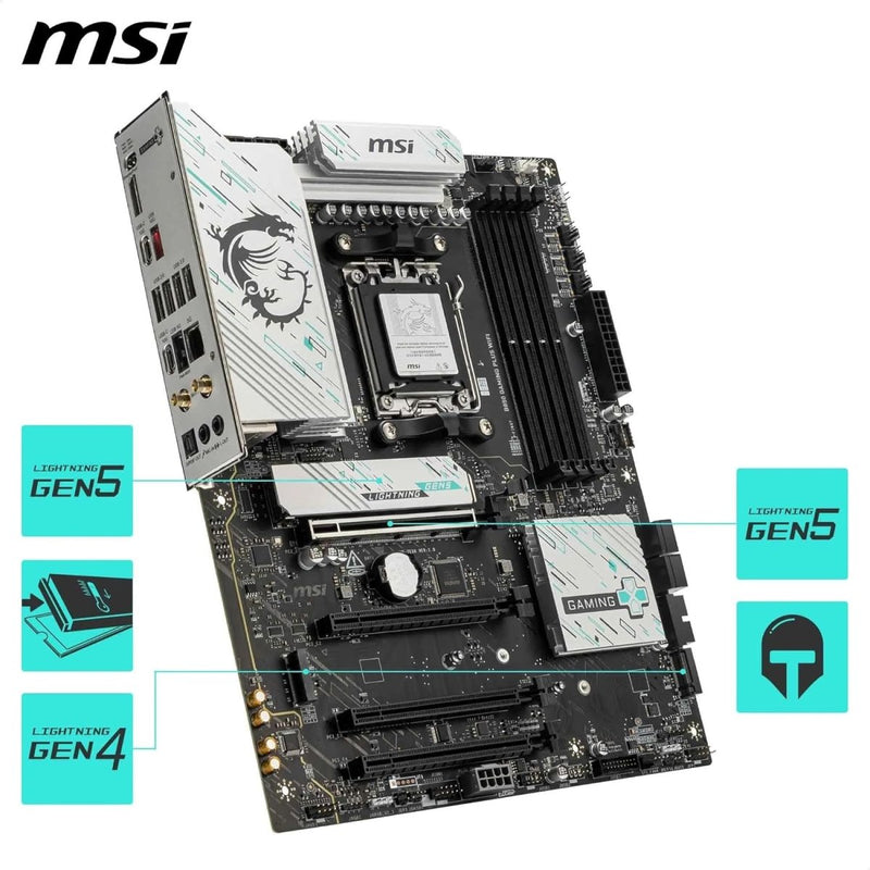 MSI B850M DDR5 GAMING PLUS WIFI MOTHERBOARD - SWIFT PERIPHERALS1094455