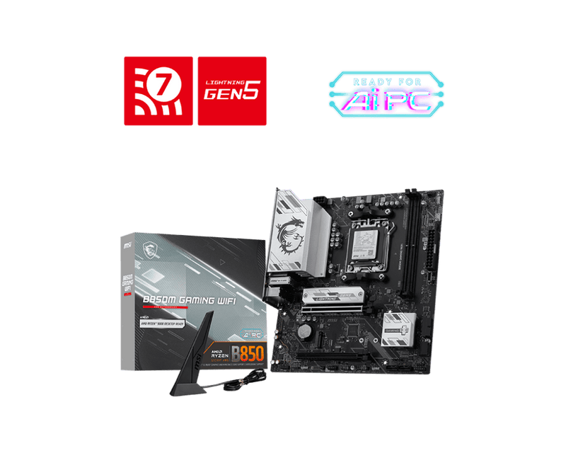 MSI B850M GAMING WIFI Motherboards - SWIFT PERIPHERALS1097078