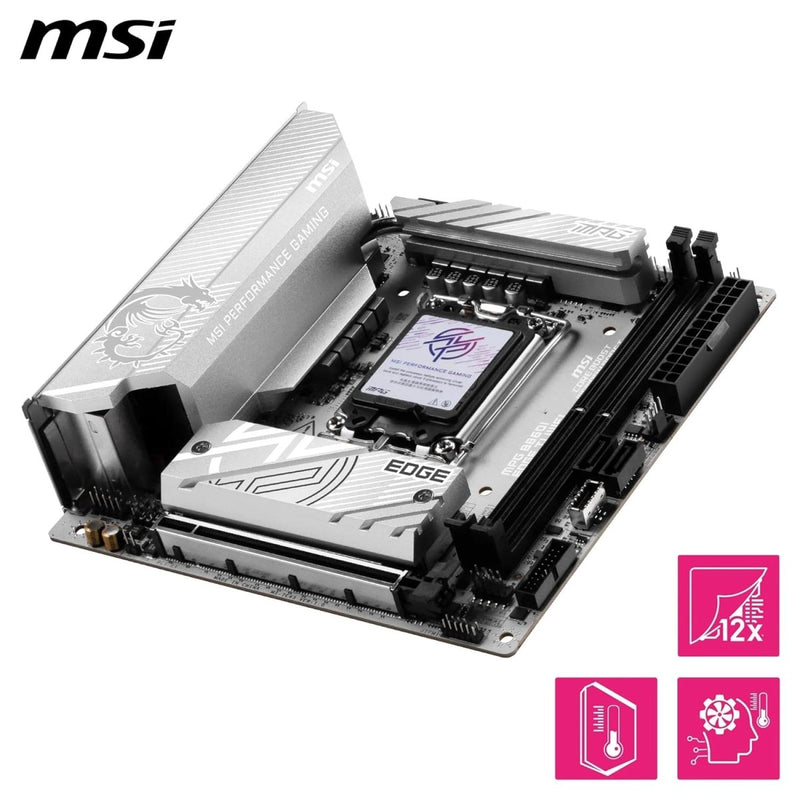 MSI B860I MPG EDGE TI WIFI LGA1851 MINI - ITX MOTHERBOARD - SWIFT PERIPHERALS1095321
