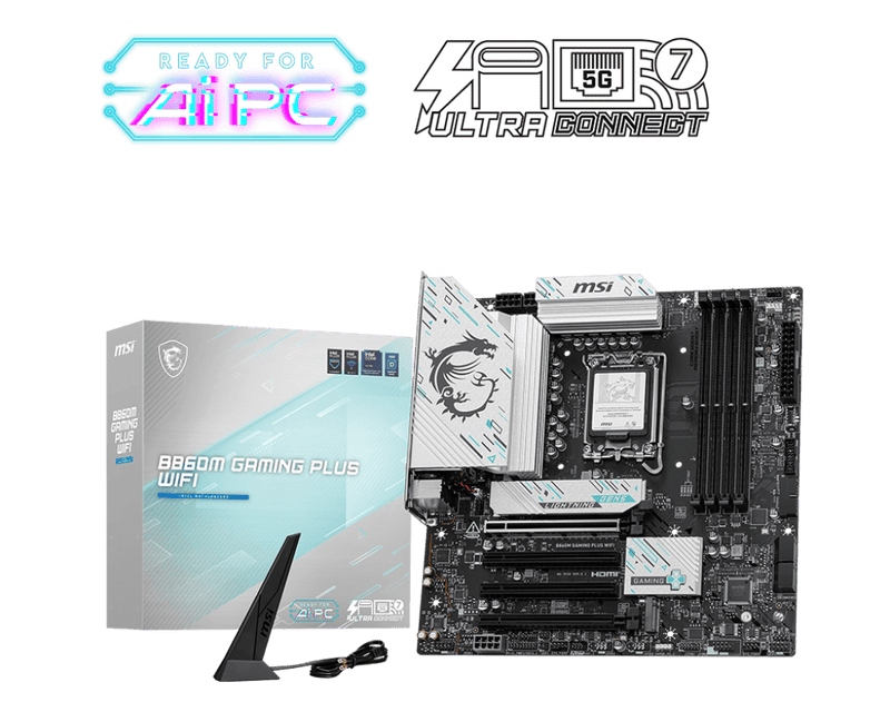 MSI B860M GAMING PLUS WIFI MOTHERBOARD - SWIFT PERIPHERALS1092089