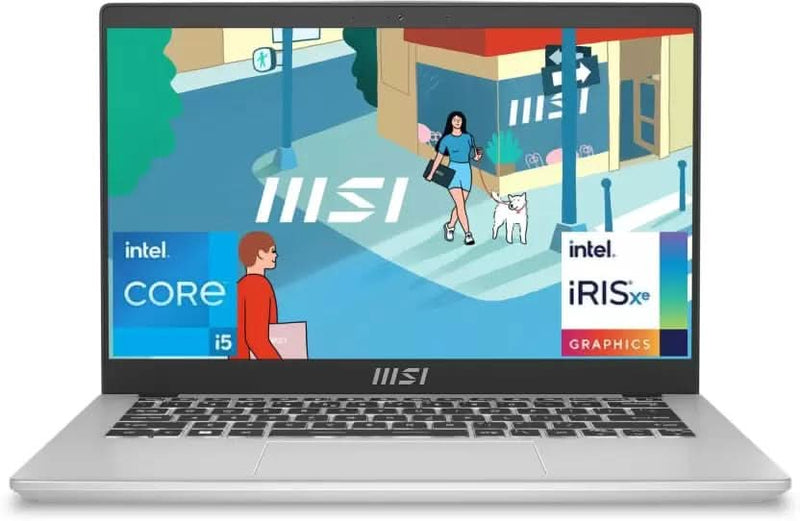 MSI CORE I5 12TH GEN 1235U - (8 GB/512 GB SSD/WINDOWS 11 HOME) MODERN 14 C12M - 440IN THIN AND LIGHT LAPTOP (14 INCH, URBAN SILVER, 1.4 KG) - SWIFT PERIPHERALSModern 14 C12M-440IN
