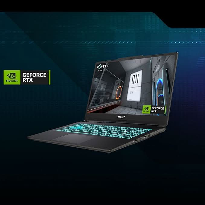 MSI CYBORG 15 A12UDX - 1049IN 9S7 - 15K111 - 1049 [CI5 - 12450H 12TH GEN/16GB/512GB SSD/WIN11 HOME/15.6 INCH/6GB - RTX3050 GRAPHICS /2 YEAR(S)/BLACK] - SWIFT PERIPHERALS1089333