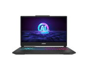 MSI CYBORG 15 AI A1VEK - 096IN INTEL CORE ULTRA 7 GAMING LAPTOP (16GB, 512GB SSD, WINDOWS 11 HOME, 6GB GRAPHICS, 15.6 INCH 144 HZ FHD DISPLAY, NVIDIA GEFORCE RTX 4050, MS OFFICE 2021, TRANSLUCENT BLACK, 1.98 KG) - SWIFT PERIPHERALS9S7-15K211-096
