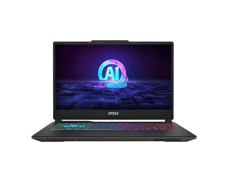 MSI CYBORG 15 AI A1VEK - 096IN INTEL CORE ULTRA 7 GAMING LAPTOP (16GB, 512GB SSD, WINDOWS 11 HOME, 6GB GRAPHICS, 15.6 INCH 144 HZ FHD DISPLAY, NVIDIA GEFORCE RTX 4050, MS OFFICE 2021, TRANSLUCENT BLACK, 1.98 KG) - SWIFT PERIPHERALS9S7-15K211-096