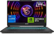 MSI CYBORG 15 INTEL CORE I7 12TH GEN 12650H - (16 GB/512 GB SSD/WINDOWS 11 HOME/8 GB GRAPHICS/NVIDIA GEFORCE RTX 4060/144 HZ) CYBORG 15 A12VF - 069IN GAMING LAPTOP (15.6 INCH, TRANSLUCENT BLACK, 1.98 KG) - SWIFT PERIPHERALSCyborg 15 A12VF-069IN
