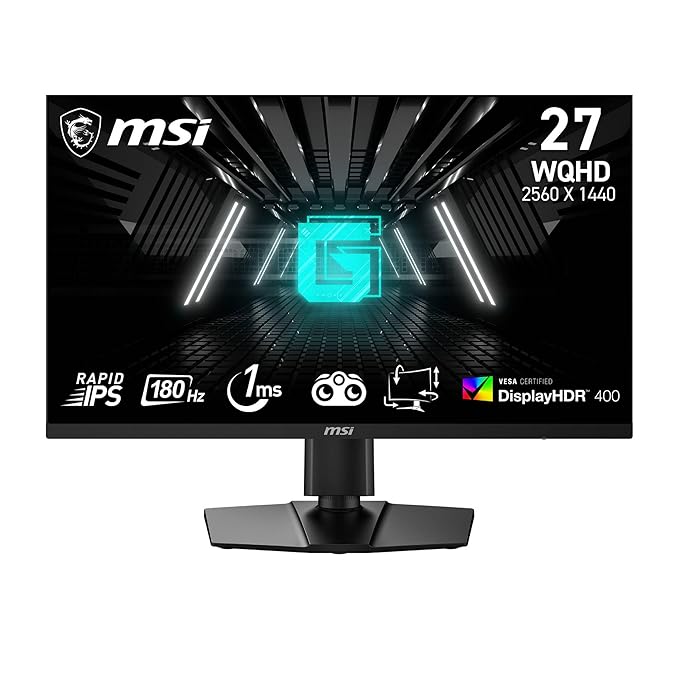MSI G274QPF E2 27" WQHD 2560x1440 180Hz 1ms Rapid IPS Gaming Monitor with Adaptive - sync - SWIFT PERIPHERALSG274QPF-E2