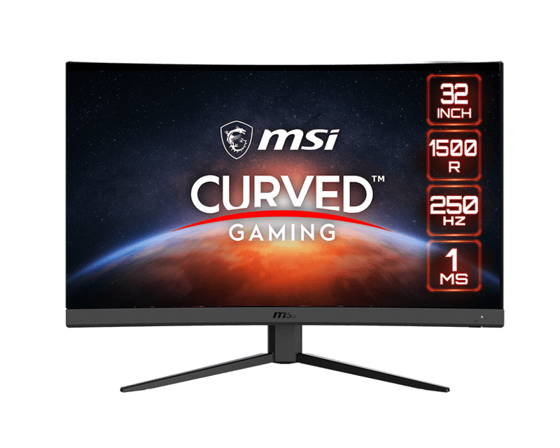MSI G32C4X 32" FHD 250Hz 1ms VA AMD Freesync Curved Gaming Monitor - SWIFT PERIPHERALSG32C4X
