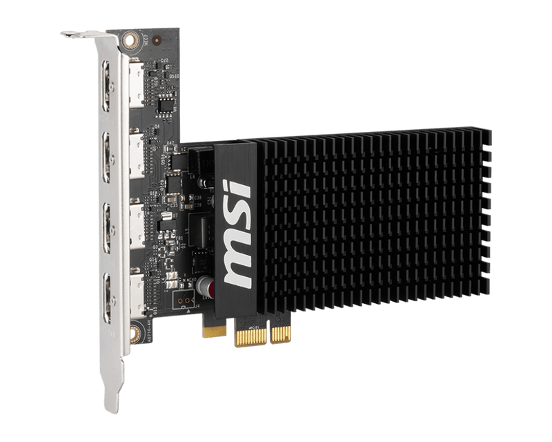MSI GEFORCE GT 710 2GD3H 4HDMI GRAPHICS CARD - SWIFT PERIPHERALS1089983