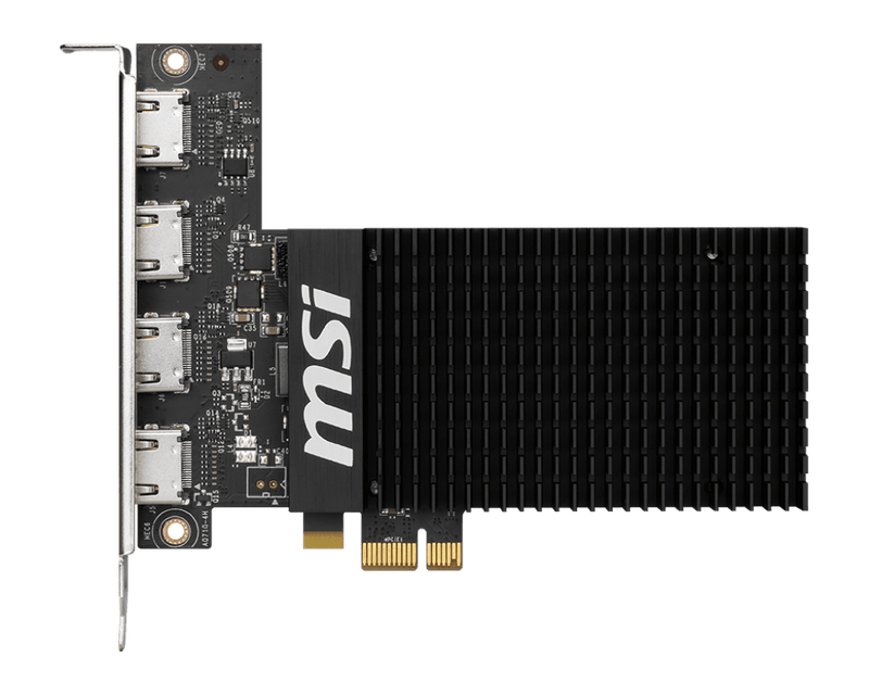 MSI GEFORCE GT 710 2GD3H 4HDMI GRAPHICS CARD - SWIFT PERIPHERALS1089983