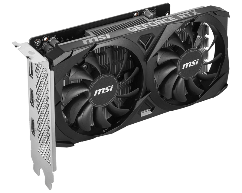MSI GeForce RTX 3050 VENTUS 2X E 6G OC 6 GB Graphic Card - SWIFT PERIPHERALS1096451