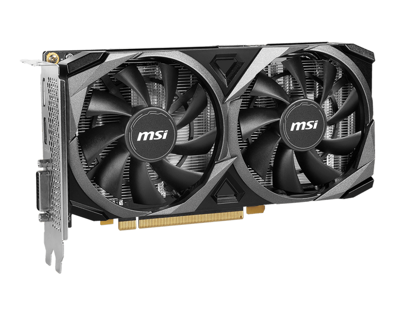 MSI GEFORCE RTX 3050 VENTUS 2X XS OC 8GB GDDR6 GRAPHIC CARD - SWIFT PERIPHERALS1093178