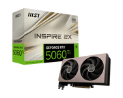 MSI GEFORCE RTX 5060 TI 8GB INSPIRE 2X OC GRAPHIC CARD - SWIFT PERIPHERALS1093300