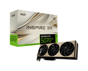MSI GEFORCE RTX 5070 TI INSPIRE 3X OC PLUS 16GB GDDR7 GRAPHIC CARD - SWIFT PERIPHERALS1092575