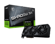 MSI GEFORCE RTX 5080 SHADOW 3X OC 16GB GDDR7 GRAPHIC CARD - SWIFT PERIPHERALS1092578