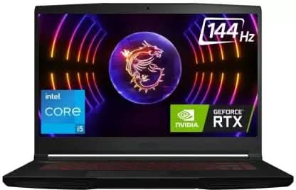 MSI GF63 INTEL CORE I5 12TH GEN 12450H - (8 GB/512 GB SSD/WINDOWS 11 HOME/4 GB GRAPHICS/NVIDIA GEFORCE RTX 2050/144 HZ) THIN GF63 12UCX - 266IN GAMING LAPTOP (15.6 INCH, BLACK, 1.86 KG) - SWIFT PERIPHERALSThin GF63 12UCX-266IN