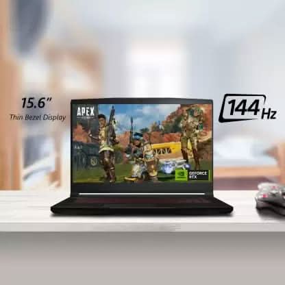 MSI GF63 INTEL CORE I5 12TH GEN 12450H - (8 GB/512 GB SSD/WINDOWS 11 HOME/4 GB GRAPHICS/NVIDIA GEFORCE RTX 2050/144 HZ) THIN GF63 12UCX - 266IN GAMING LAPTOP (15.6 INCH, BLACK, 1.86 KG) - SWIFT PERIPHERALSThin GF63 12UCX-266IN