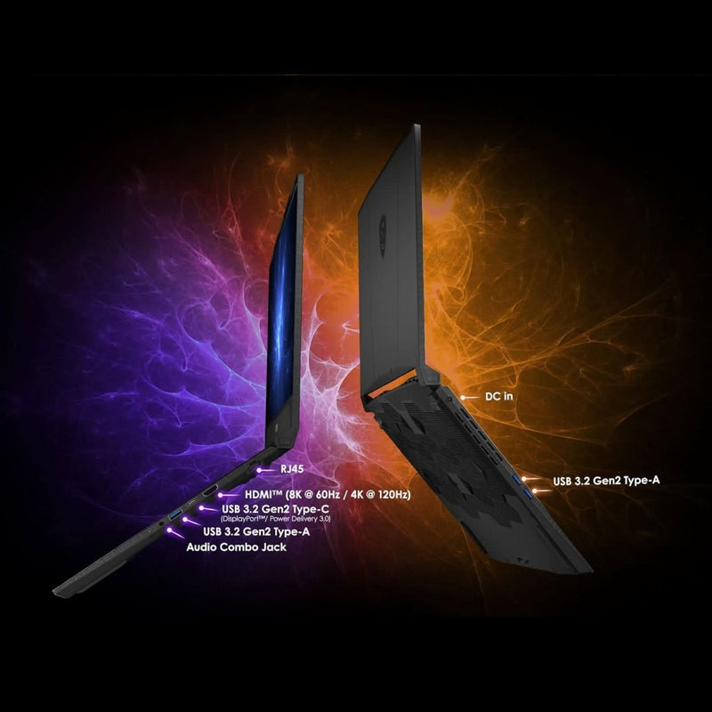 MSI KATANA 15 HX B14WEK - 266IN [CI7 - 14650HX/16GB/512GB SSD/WIN11 HOME/15.6"/8GB - RTX5050 GRAPHICS/2 YEAR(S)/BLACK] - SWIFT PERIPHERALS1095042