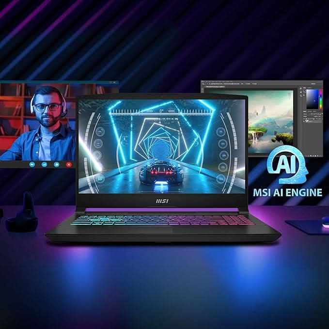 MSI KATANA A15 AI B8VE - 418IN [R7 - 8845HS RYZEN/16GB/512GB SSD/WIN11 HOME/15.6 INCH/6GB - RTX4050 GRAPHICS /2 YEAR(S)/BLACK] - SWIFT PERIPHERALS1090349