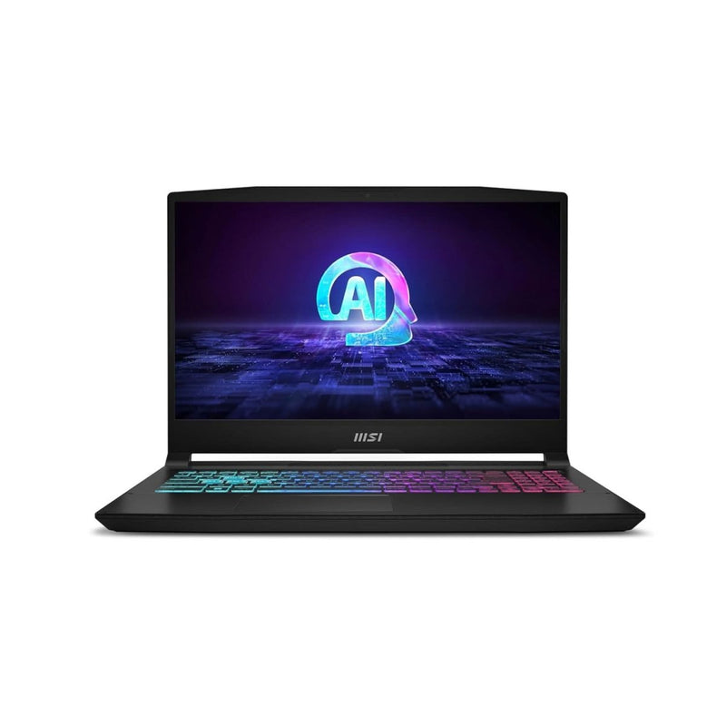 MSI Katana A15 AI B8VE - 628IN Ryzen 7 8845HS/DDR5 8GB*2/1TB NVMe PCIe SSD RTX 4050, GDDR6 6GB/Windows11 Home/3 cell, 53.5Whr 2 Year Warranty Term - SWIFT PERIPHERALS9S7-158N31-628