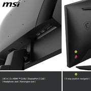 MSI MAG 255F E20 24.5" FHD 200Hz Rapid IPS Gaming Monitor 0.5ms Response Time HDR Ready AMD FreeSync Premium & AI Vision - SWIFT PERIPHERALSMAG 255F E20